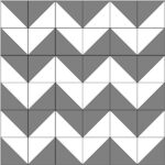 how to quilt half square triangle