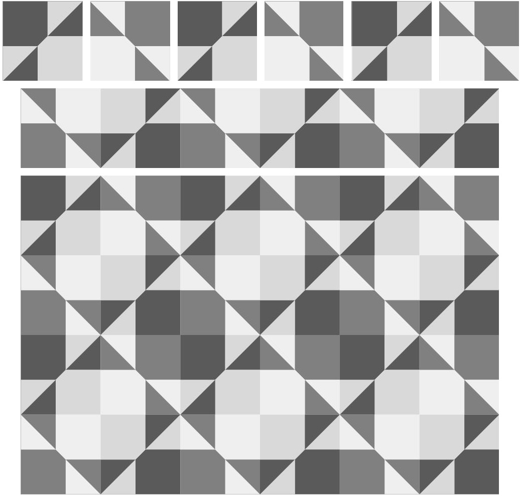 diamond illusion quilt